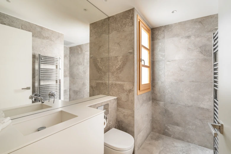 Modern bathroom renovation