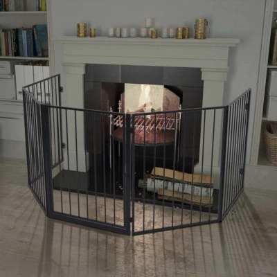 Fireplace safety gate for kids