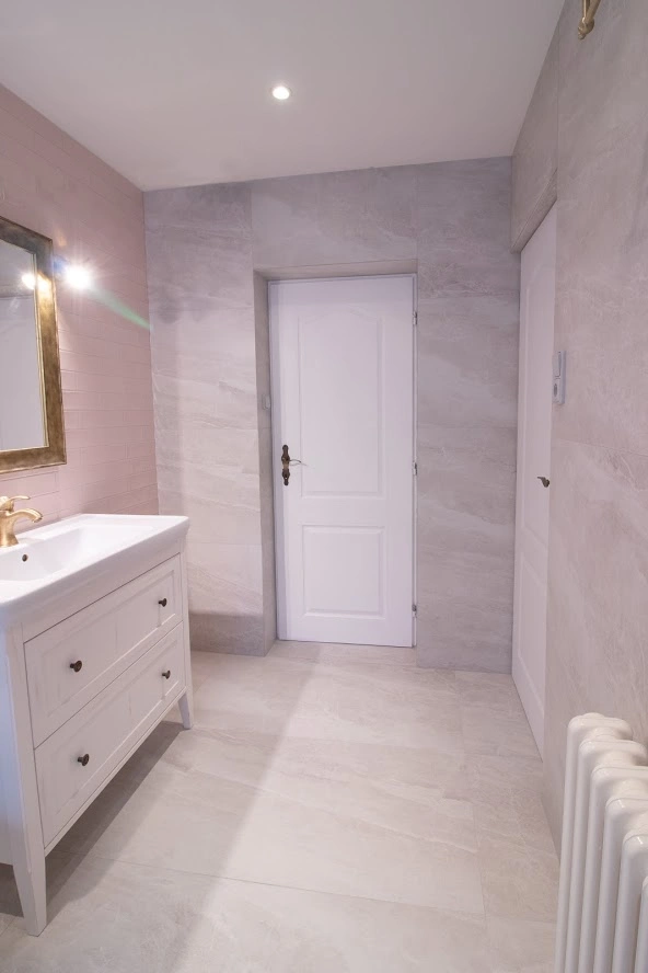 Renovated bathroom interior